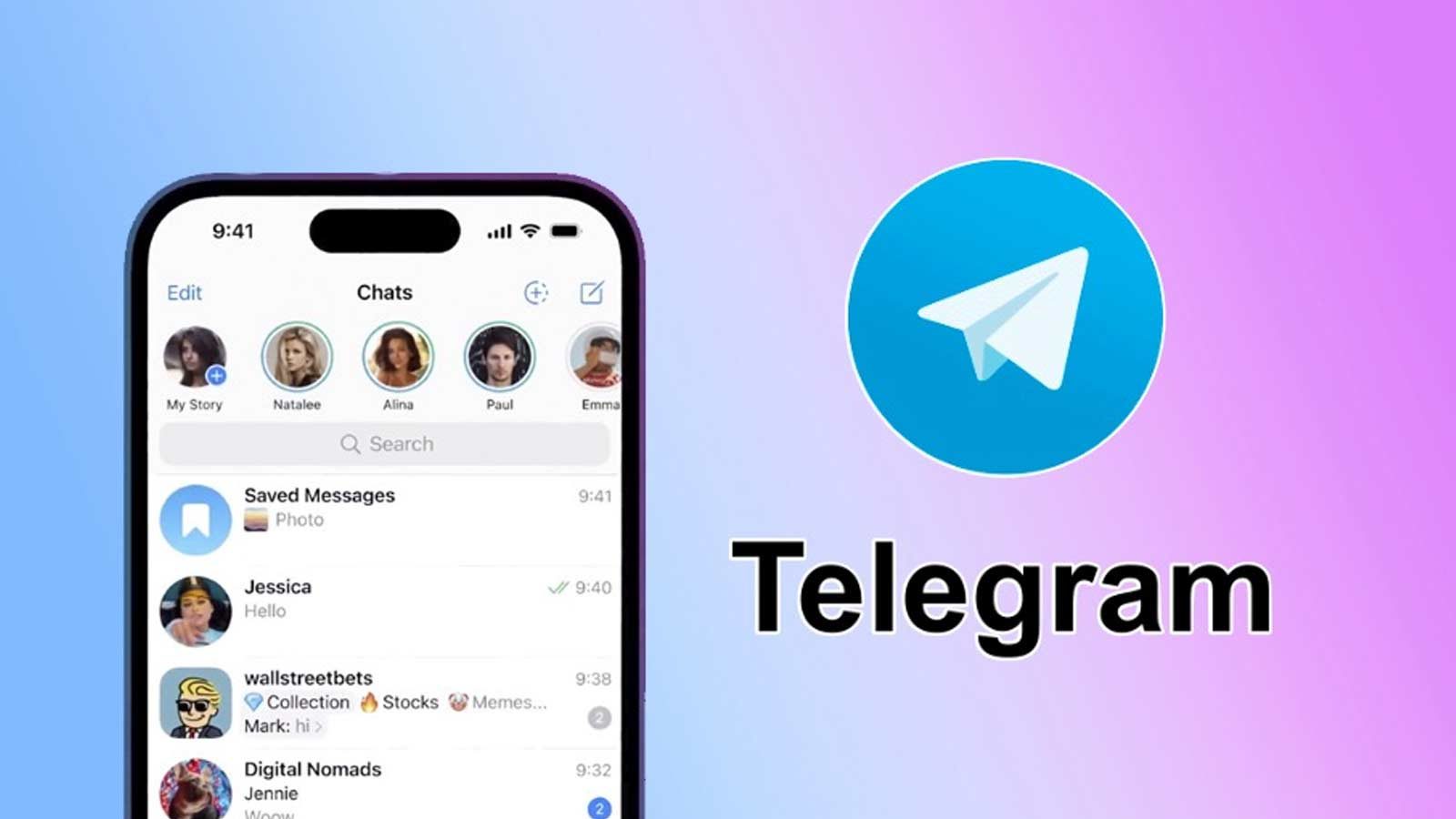 Telegram single/double check